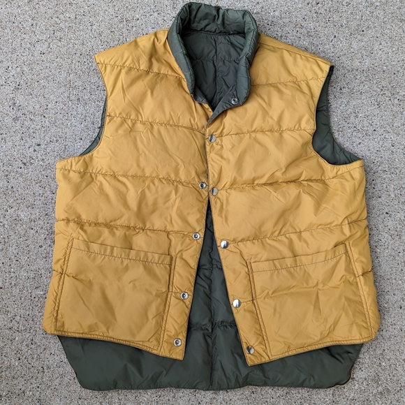 VINTAGE DOWN PUFFER VEST 1970's comfy - Picture 8 of 11